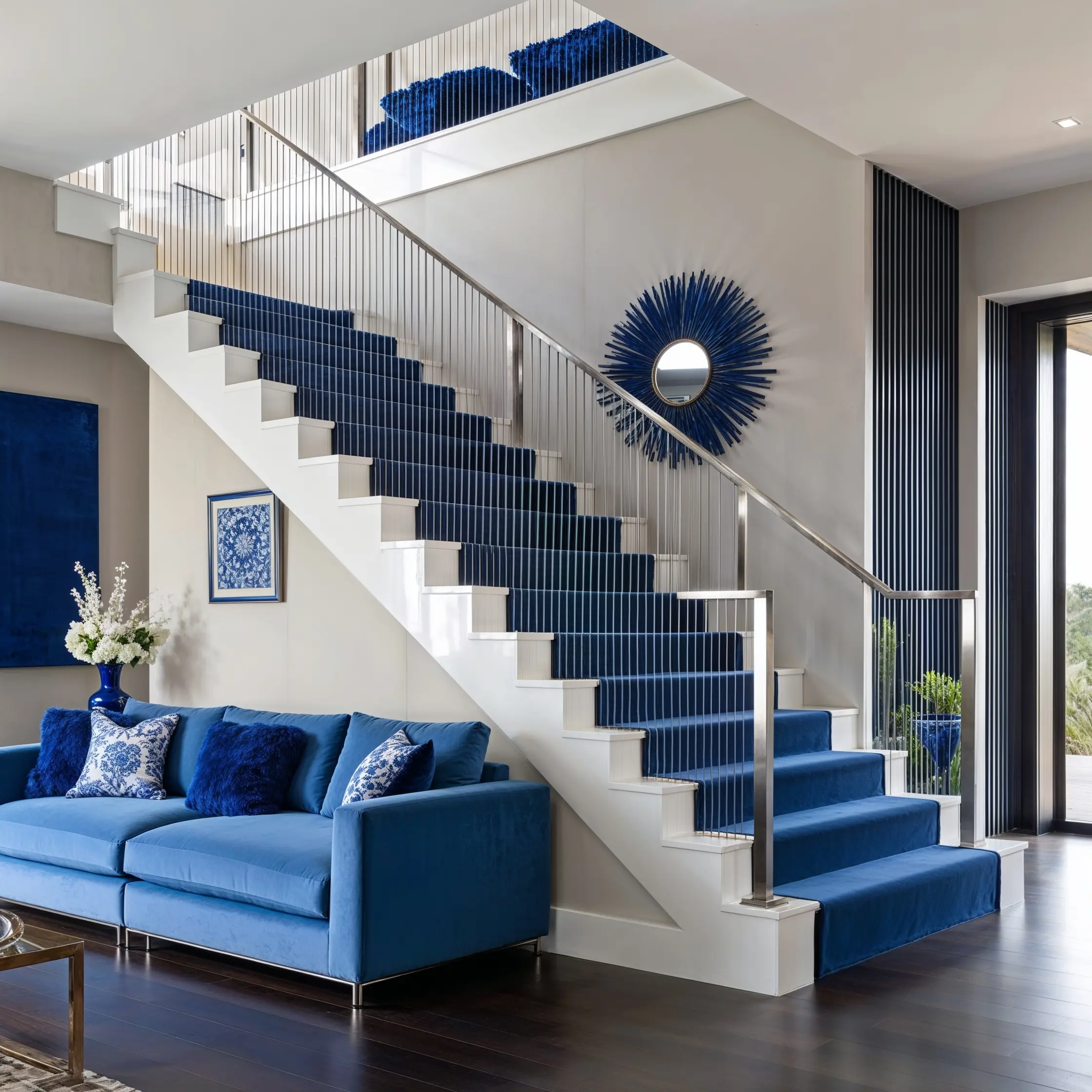 Staircase invisible grills