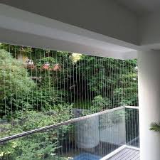 Balcony invisible grill installation